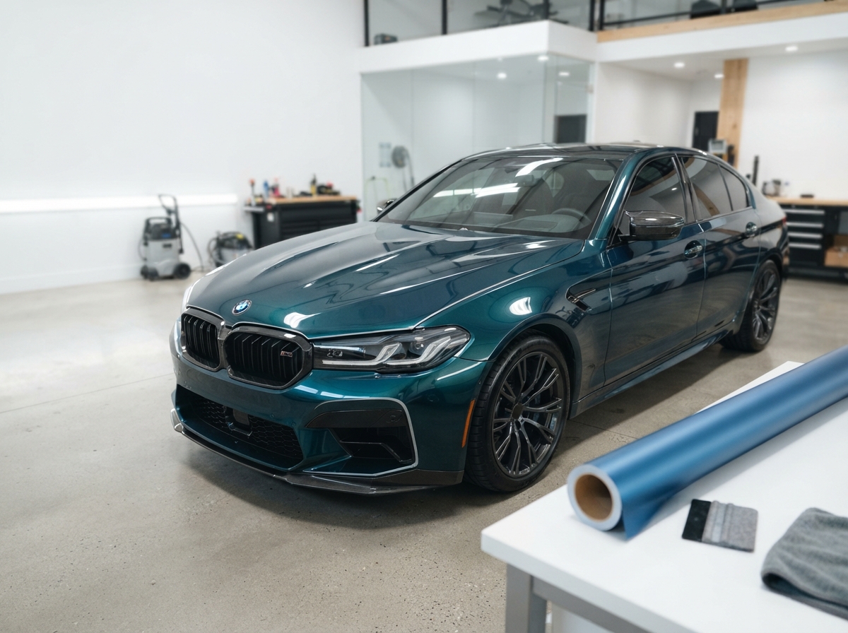 Coloured PPF versus vinyl wrap